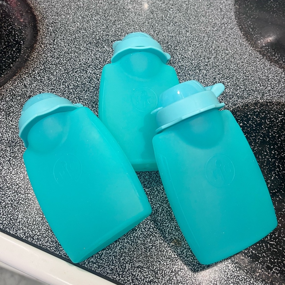 Set of Three pampered chef reusable food pouches